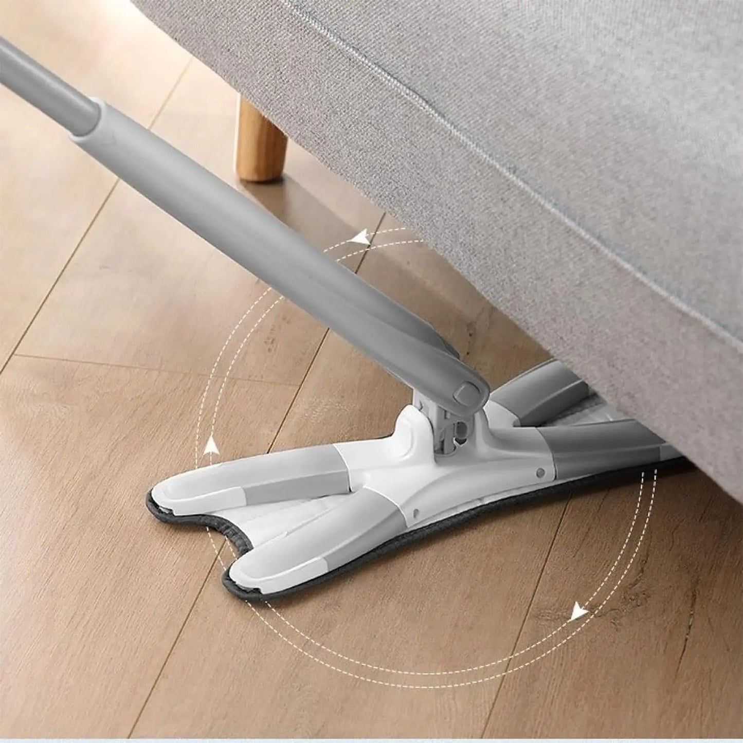 QuickMela.pk™ - X-Shaped Mop With Steel Handle