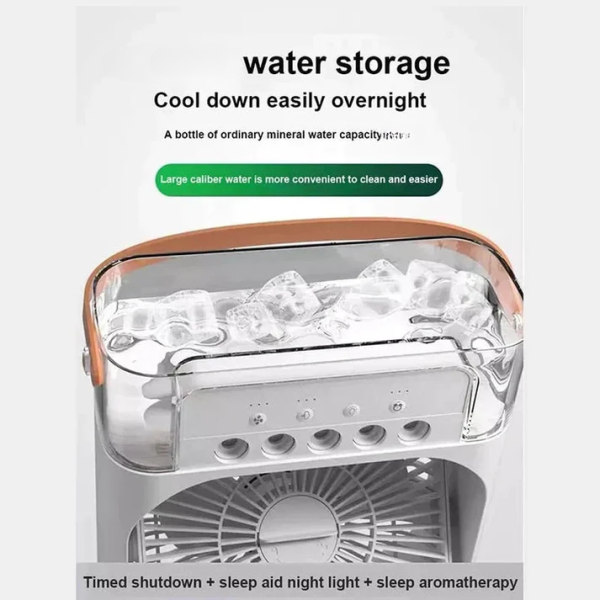 QuickMela.pk™ - 3 In 1 Air Humidifier Water Cooling Fan