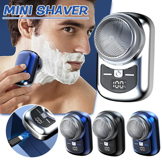 QuickMela.pk™ - Mini Portable Face Cordless Shavers USB Electric Shaver IPX7 Waterproof