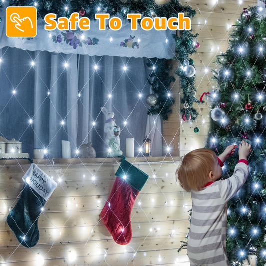 QuickMela.pk™ - 1 Pc Wedding Led Net Mesh String Lights