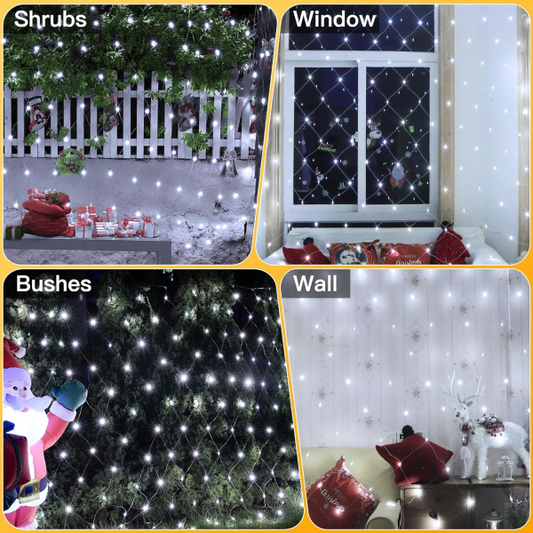 QuickMela.pk™ - 1 Pc Wedding Led Net Mesh String Lights