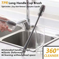 QuickMela.pk™ - Long Handle Silicone Cleansing Brush (PACK OF 2)