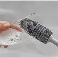 QuickMela.pk™ - Long Handle Silicone Cleansing Brush (PACK OF 2)