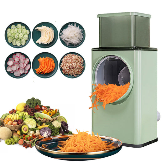 QuickMela.pk™ - 3 in 1 Rotary Vegetable Slicer - Big Size