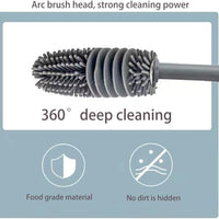 QuickMela.pk™ - Long Handle Silicone Cleansing Brush (PACK OF 2)