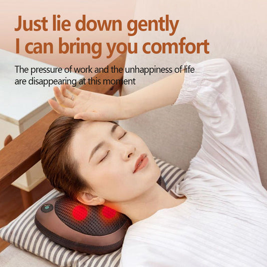 QuickMela.pk™ - 5-in-1 Pillow Shiatsu Massager For Home And Car