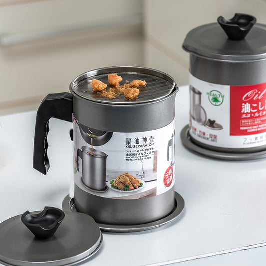 QuickMela.pk™ - Stainless Steel Oil Filter Pot