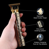 QuickMela.pk™ - T9 Professional Trimmer | Golden Dragon Style | Metal Body