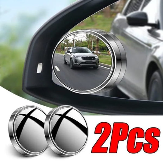 QuickMela.pk™ - 2 Pcs Car Blind Spot Side Mirror Wide-angle 360