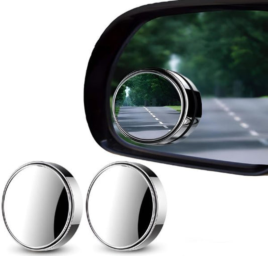 QuickMela.pk™ - 2 Pcs Car Blind Spot Side Mirror Wide-angle 360