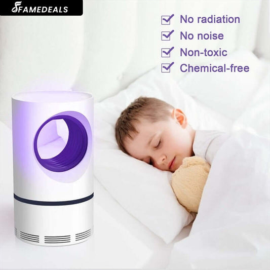 QuickMela.pk™ - USB Powered Led Mosquito Killer Lamp - Big Size