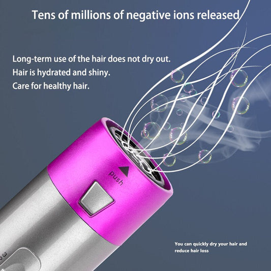 QuickMela.pk™ - 5-in-1 Hair Dryer, Hot Air Blower Styler & Volumizer 5 in 1 Hair Brush,Negative Ion Ceramic Blow Dryer Brush for Women