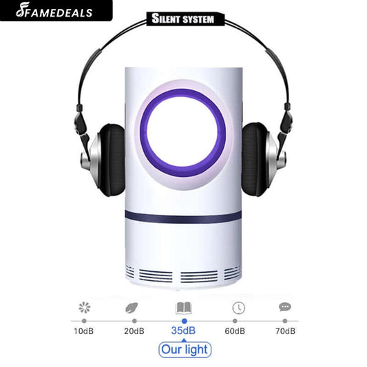 QuickMela.pk™ - USB Powered Led Mosquito Killer Lamp - Big Size