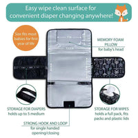 QuickMela.pk™ - Foldable Baby Diaper Changing Pad Waterproof