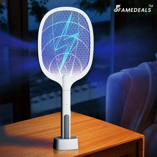 QuickMela.pk™ - 2-In-1 Rechargeable Fly Mosquito Kiler Racket