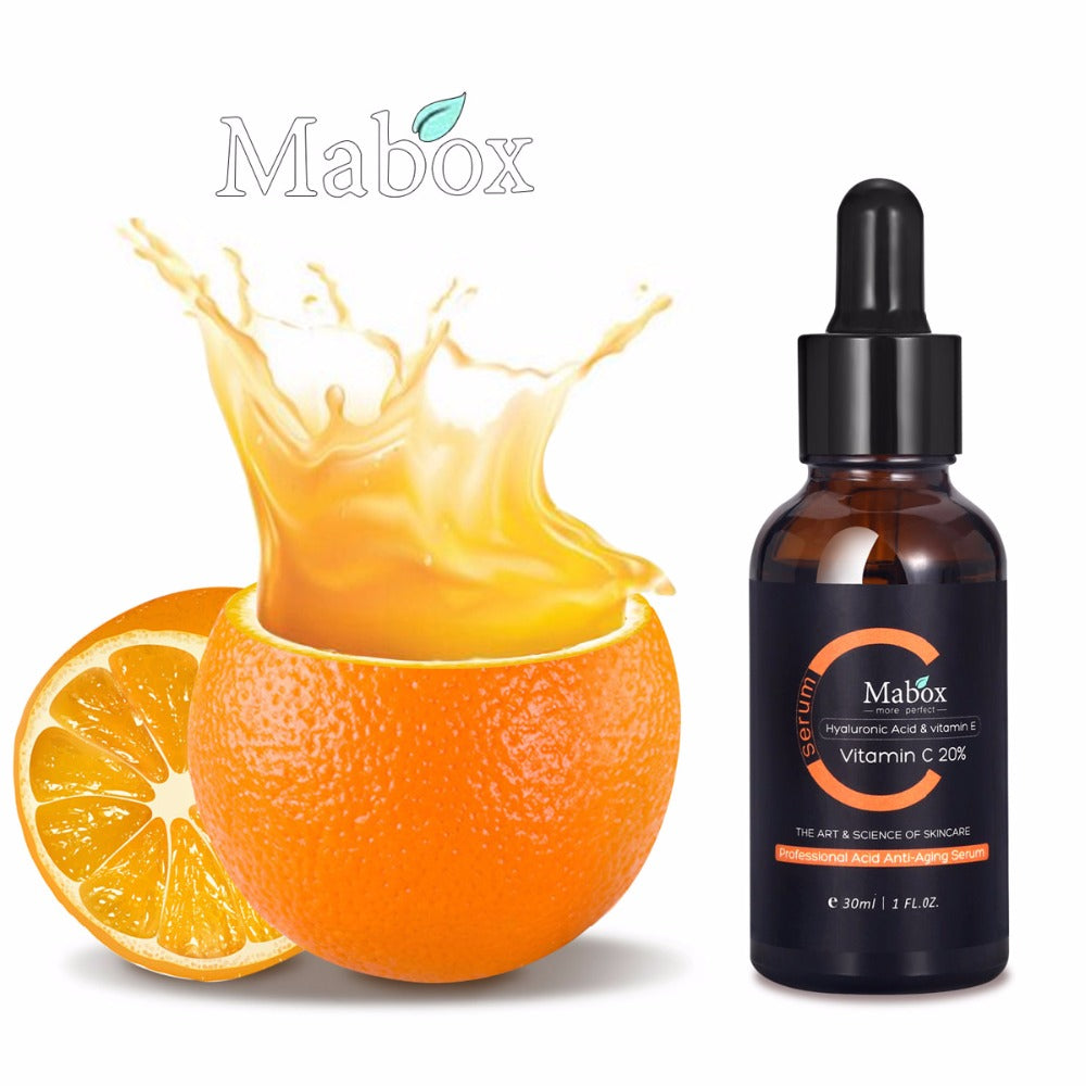 QuickMela.pk™ - Mabox Vitamin C Serum 30ml , Acne Clarifying Anti-Aging Whitening Anti-Wrinkle