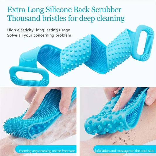 QuickMela.pk™ - Exfoliating Body Silicone Brush Scrub
