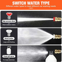 QuickMela.pk™ - Automatic Cordless Wireless Car Wash Spray Gun High Pressure 48v Lithium Water Jet