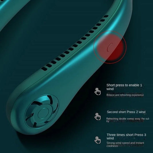 QuickMela.pk™ - Rechargeable Air Cooler 3 Speed Neck Fan